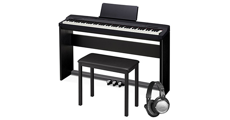 Casio PX160BK Black 88-Key Touch Sensitive Privia Digital Piano