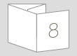 8-Panel Rolled Fold Insert